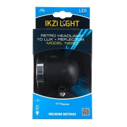 IKZI Light koplamp Nero batterij 10 lux zwart